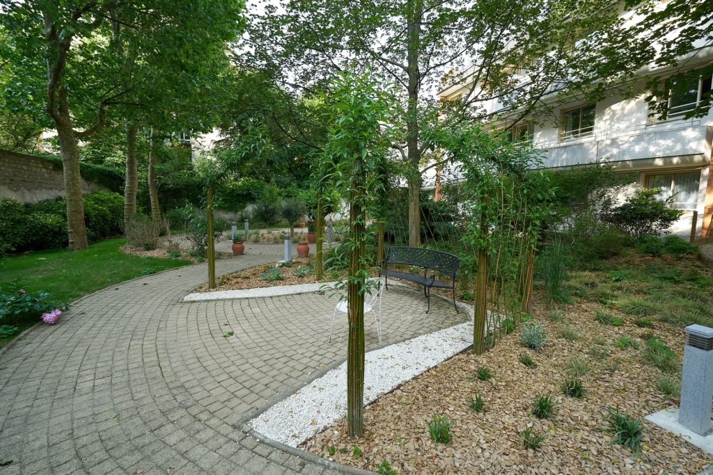 jardin, extérieur, végétation, prendre l'air