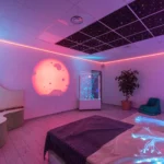 salle sensorielle, apaisement, matériel sensoriel, fibre, bulles, couleur