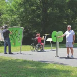 personne agée, sport, extérieur