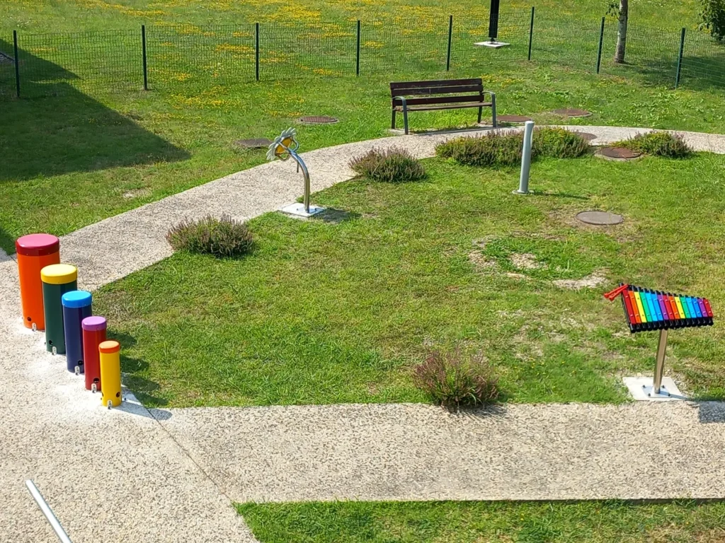 parcours musical, coloré