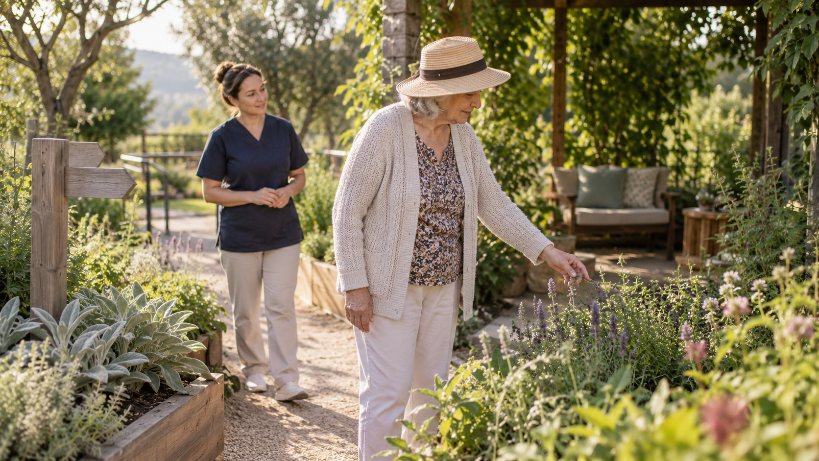 Comment articuler un jardin thérapeutique et la démarche Snoezelen en établissement ?